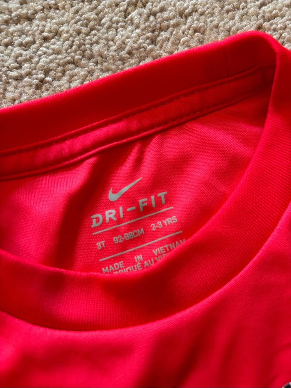 Nike Hot Pink & Black Kids Athletic Tee and Shorts Set 3T